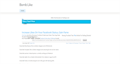 Desktop Screenshot of likebomb.weebly.com