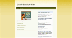 Desktop Screenshot of musicteachershub.weebly.com