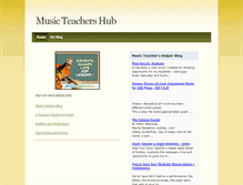 Tablet Screenshot of musicteachershub.weebly.com