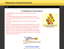 Tablet Screenshot of filtrepreneurfranchise.weebly.com