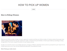 Tablet Screenshot of howtopickupwome.weebly.com