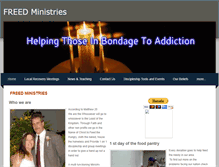 Tablet Screenshot of freedministries.weebly.com