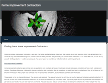 Tablet Screenshot of homeimprovementcontractors1.weebly.com