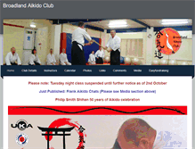 Tablet Screenshot of broadlandaikido.weebly.com