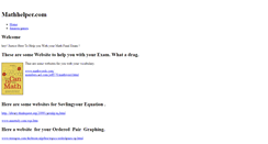 Desktop Screenshot of mathheper.weebly.com