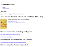 Tablet Screenshot of mathheper.weebly.com