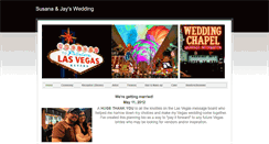 Desktop Screenshot of jayandsusanawedding.weebly.com