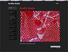 Tablet Screenshot of kraftykoala.weebly.com