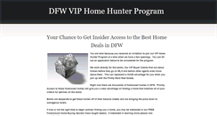 Desktop Screenshot of dfwviphomehunterprogram.weebly.com