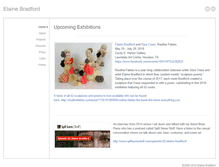 Tablet Screenshot of elainebradford.weebly.com