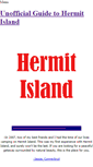 Mobile Screenshot of hermitisland.weebly.com