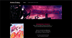 Desktop Screenshot of animeextacy.weebly.com