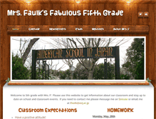 Tablet Screenshot of mrsfaulk.weebly.com