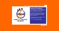 Desktop Screenshot of 360vball.weebly.com