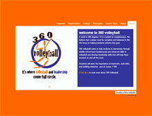 Tablet Screenshot of 360vball.weebly.com