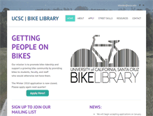 Tablet Screenshot of bikelibrary.weebly.com