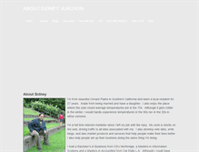 Tablet Screenshot of aboutsidney.weebly.com