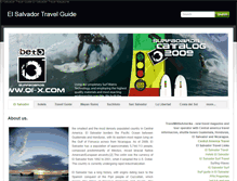Tablet Screenshot of el-salvador-travel-guide.weebly.com