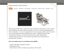 Tablet Screenshot of earnmoneyfromswom.weebly.com