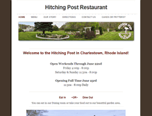 Tablet Screenshot of hitchingpostrestaurant.weebly.com