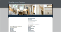 Desktop Screenshot of homeimprovementresources.weebly.com