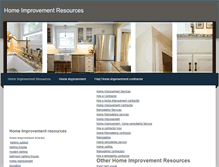 Tablet Screenshot of homeimprovementresources.weebly.com