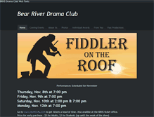 Tablet Screenshot of bearriverdrama.weebly.com
