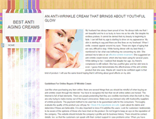 Tablet Screenshot of anti-wrinklecreamreviews.weebly.com
