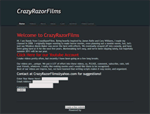Tablet Screenshot of crazyrazorfilms.weebly.com