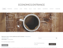 Tablet Screenshot of economicsentrance.weebly.com