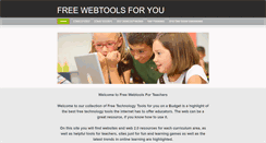 Desktop Screenshot of freewebtoolsforyou.weebly.com