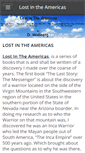 Mobile Screenshot of lostintheamericas.weebly.com