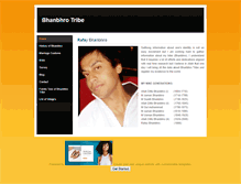 Tablet Screenshot of bhanbhrotribe.weebly.com