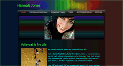 Desktop Screenshot of hannahjonesvolleyball.weebly.com