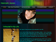 Tablet Screenshot of hannahjonesvolleyball.weebly.com