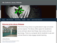 Tablet Screenshot of emmakinglibrary.weebly.com