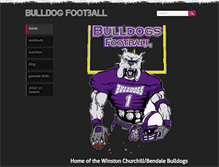 Tablet Screenshot of bulldogfootball.weebly.com