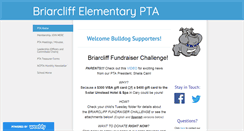 Desktop Screenshot of briarcliffpta.weebly.com