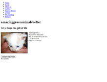 Tablet Screenshot of amazinggraceanimalshelter.weebly.com