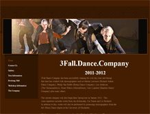 Tablet Screenshot of 3fall-dancecompany.weebly.com