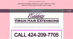 Desktop Screenshot of celebrityvirginindianhair.weebly.com