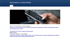 Desktop Screenshot of melballphonerepairs.weebly.com