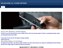 Tablet Screenshot of melballphonerepairs.weebly.com