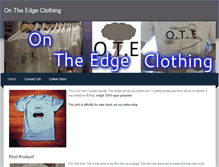 Tablet Screenshot of ontheedgeclothing.weebly.com