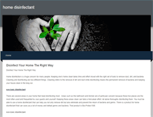 Tablet Screenshot of homedisinfectant.weebly.com