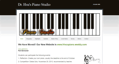 Desktop Screenshot of drhsupianostudio.weebly.com