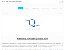 Tablet Screenshot of es-puraquimica.weebly.com