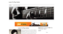 Desktop Screenshot of learntoplayguitartoday.weebly.com