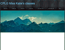 Tablet Screenshot of cplgmisskatie.weebly.com