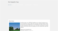 Desktop Screenshot of mrschmidtclass.weebly.com